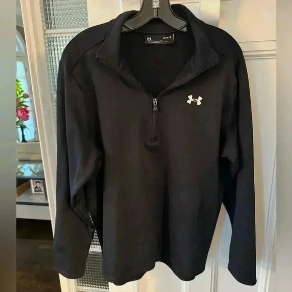 Under Armour men’s performance pullover 1/2 zip black size Large - Picture 1 of 5